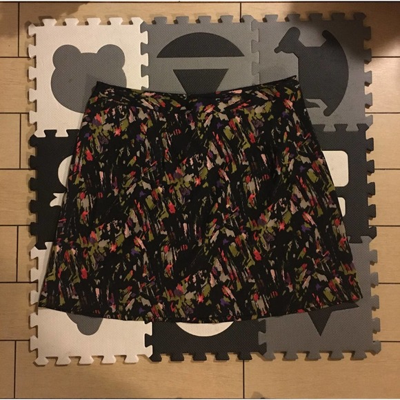 Lane Bryant Black Splatter Multi-Colored Polyester/Spandex Midi Pencil Skirt 2XL - Picture 7 of 10